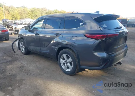 2021 Toyota Highlander L из США, поврежденный, VIN 5TDCZRBH8MS090916